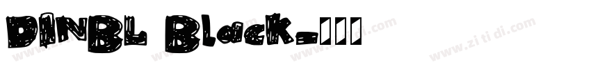 DINBL Black字体转换 DINBL Black字体转换